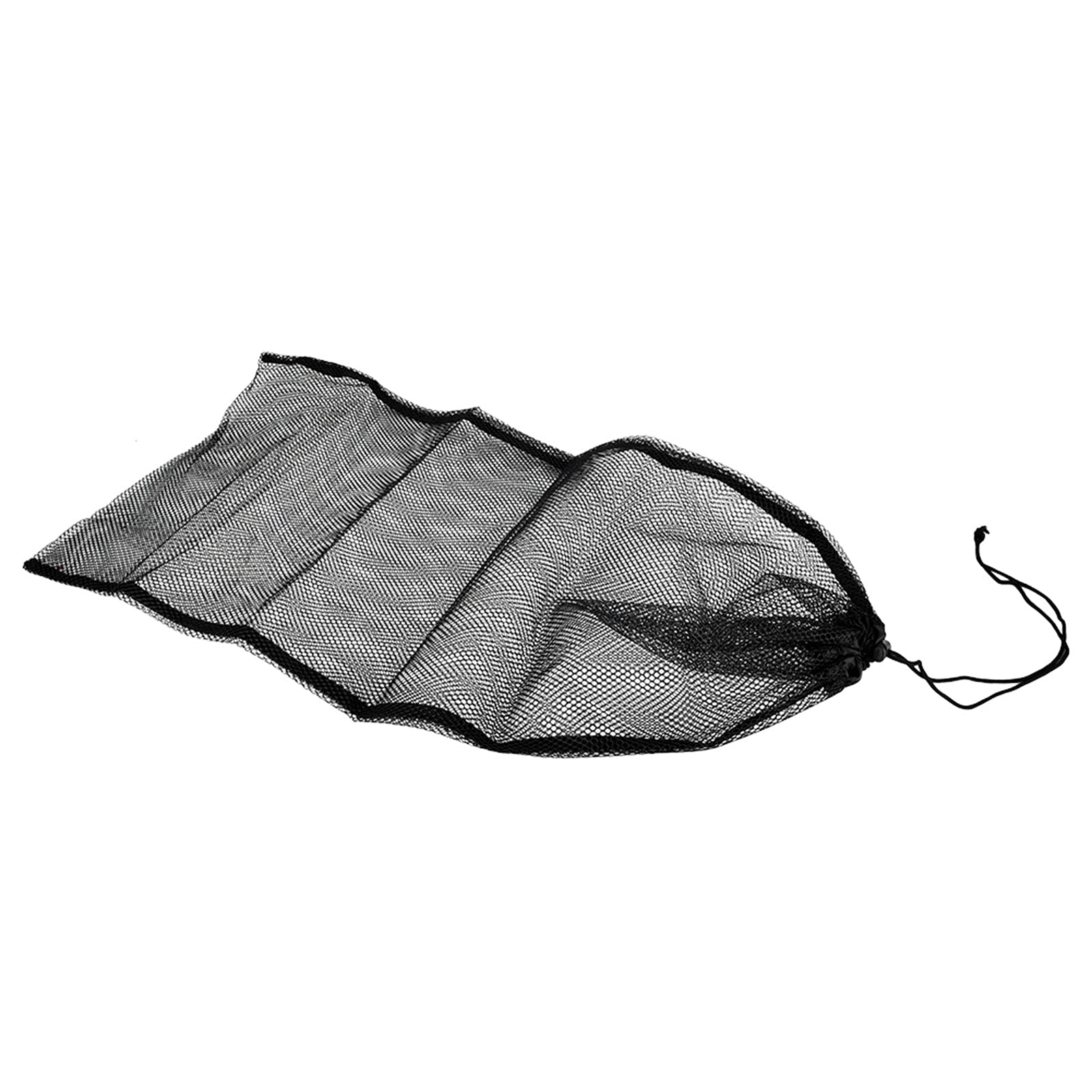 Flippers Packing Net Bag Durable Lightweight Portable Dive Swim Drawstring Bag Dive Snorkelling (black)