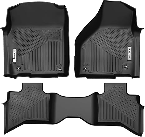 Amazon Com Oedro Custom Fit Floor Mats For Quad Cab 2012 2018