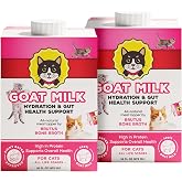 Brutus Broth Goat Milk for Cats - Meal Topper and Hydration Support, 100% Pure Single Ingredient Goat Milk, Ready to Serve Liquid for All Life Stages, 16 fl oz (2-Pack)