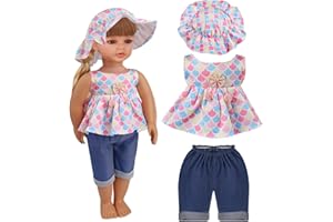 MLcnleS 18 Inch Doll Clothes and Accessories - Fits for 18 Inch Baby Dolls and 14-17 Inch Soft Body Baby Doll Dolls, 18 Inch Doll for Girls and Boys Christmas Birthday Gifts