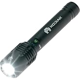 LitezAll Kodiak Kiran 10,000 Lumen Tactical Flashlight, Ultra Bright Rechargeable LED Flashlight with Safety Lock, IPX4 Water Resistant, Drop Tested Rugged Flashlight for Emergency Camping Outdoor Use