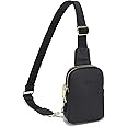 INICAT Travel Small Sling Bag Leather Crossbody Bags for Women Fanny Packs Cross Body Bag for Woman Cross Body Purses