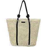 Gladdon Straw Beach Bags for Women Woven Beach Tote Bag Casual Boho Large Shoulder Handbags for Vacation Holiday