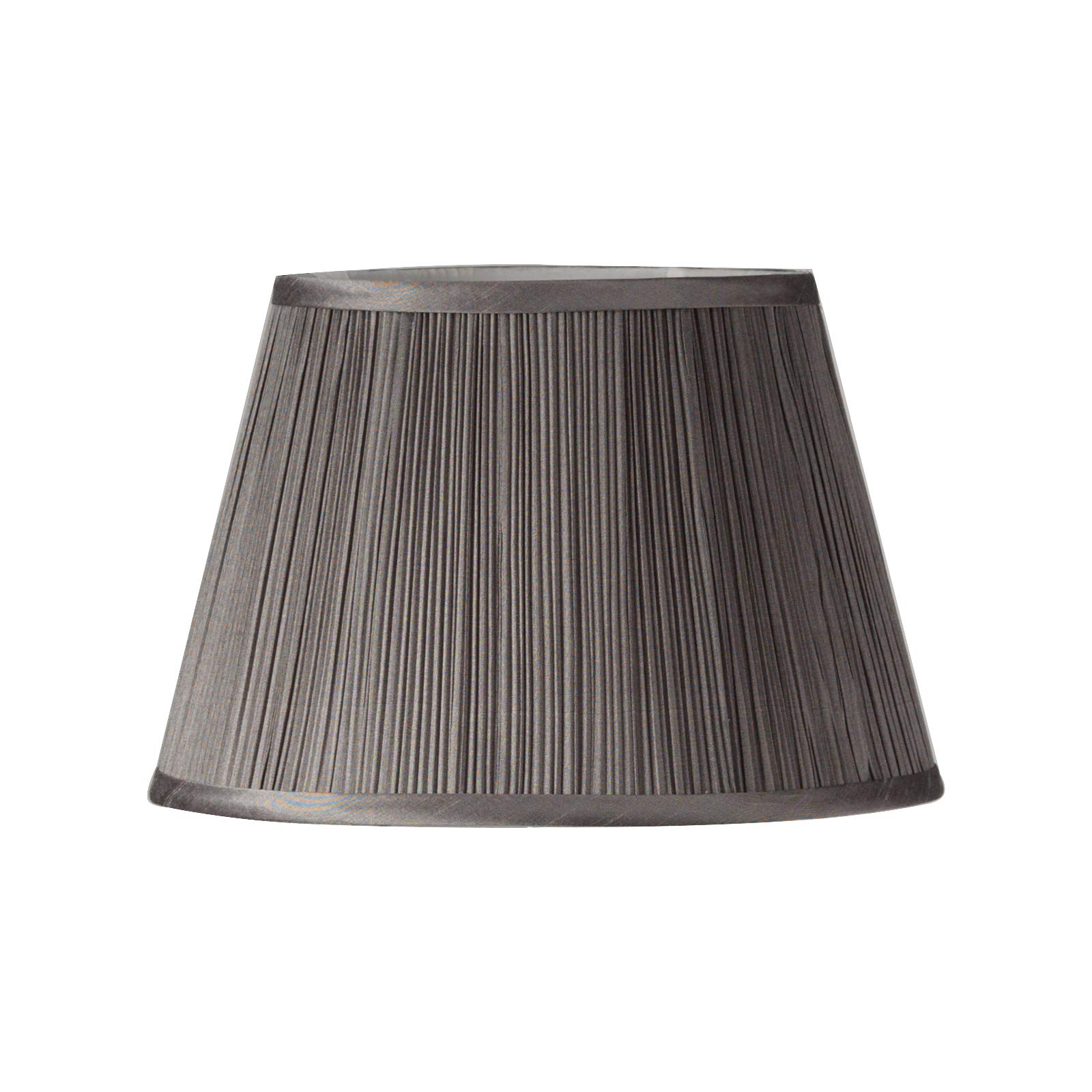 Oaks Lighting Mushroom Pleated Shade, Earl Grey