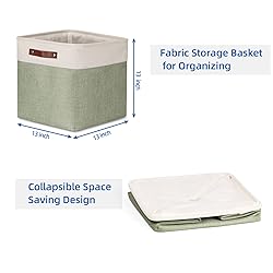 Temary Cube Storage Baskets for Shelves 4pack