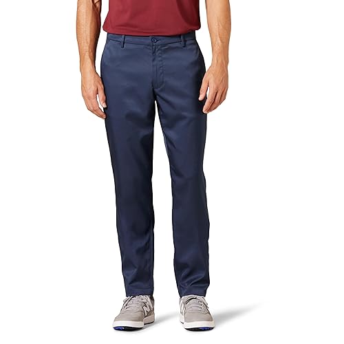 Amazon Essentials Men's Athletic-fit Stretch Golf Pants (Available in Big & Tall), Navy, 50W x 34L