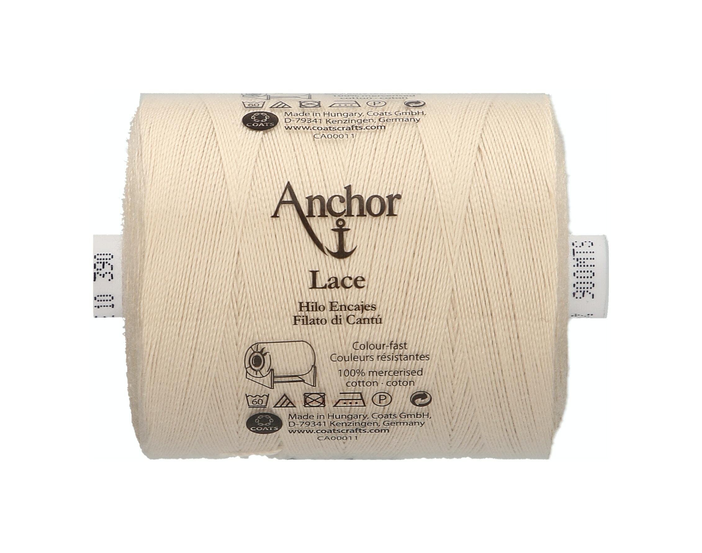 Anchor Lace, Thickness: 10, Running Length: 900M 390 Lacemaking Thread
