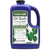 Dr Teal's Foaming Bath with Pure Epsom Salt, Relax & Relief with Eucalyptus & Spearmint, 62.5 fl oz