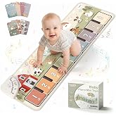 Floor Piano Mat, Piano Mat for Toddlers 1-3, Musical Mat, Toddler Toys | Music Mat with 45 Sounds &amp; Music, Piano Mat with 8 Animal Sounds, Record &amp; Playback, Sensory Toys, Girls Boys Gift