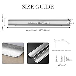 LEAPHZOT 10 Pack 16" (400mm) Overall Length Edge
