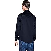 Armani Exchange Men's Basic Pima V Neck Tee, Reflecting Pond, Small