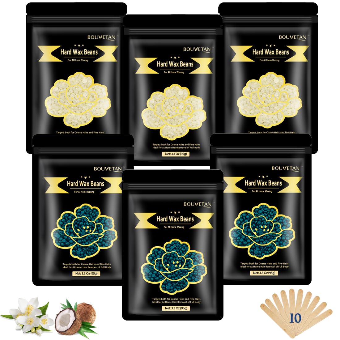 Bouvetan Hard Wax Beads for Hair Removal – 6