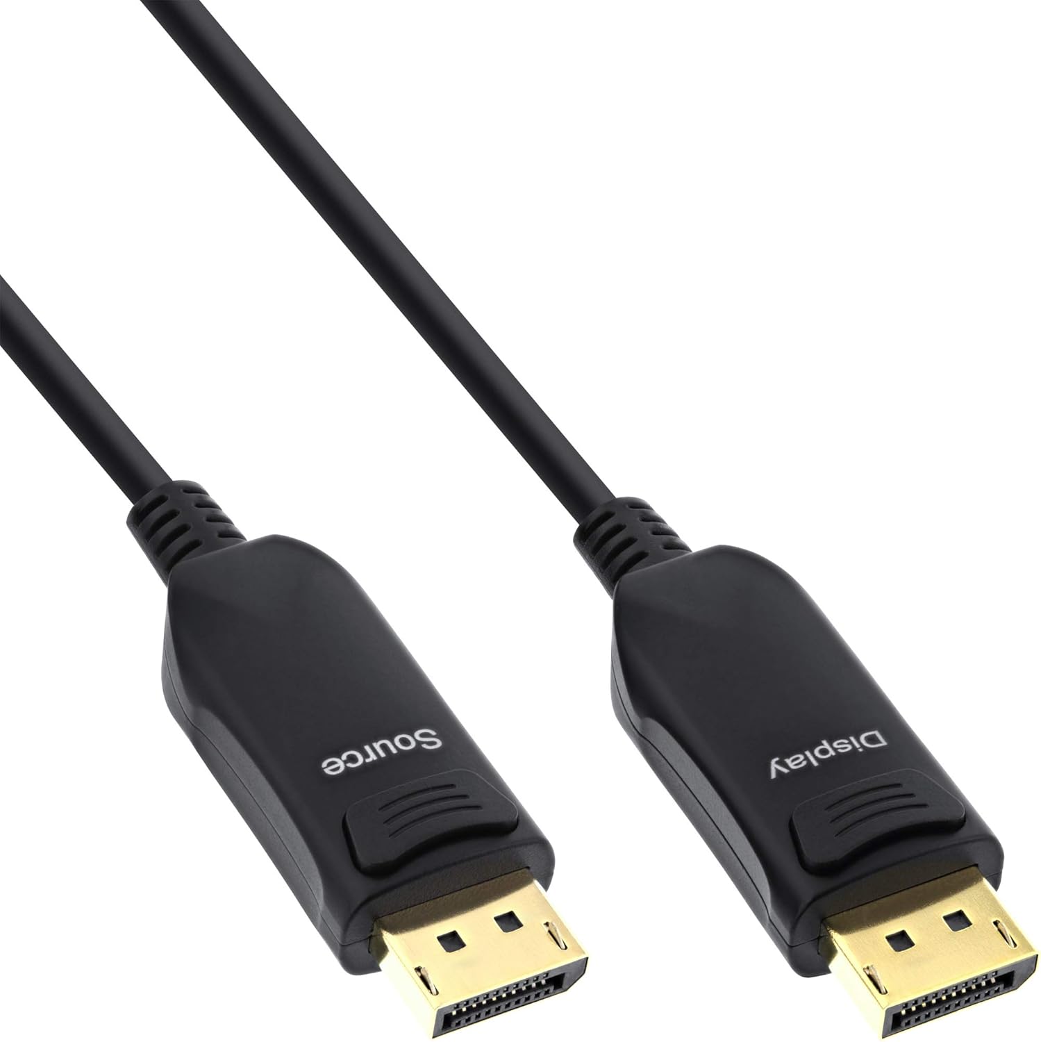 InLine® DisplayPort 1.4 AOC Cable 8K4K Black 70 m, Black,Copper, 70 Meter