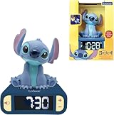 Lexibook Disney Stitch Nightlight Alarm Clock RL800DLXB Blue