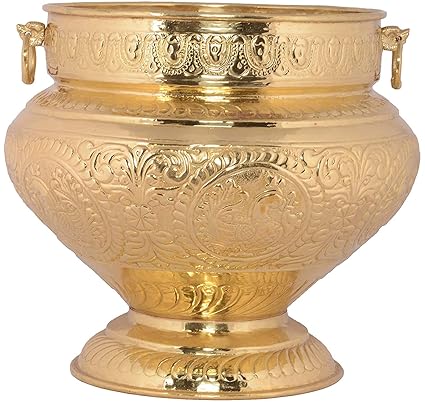 Brass Pembarthi Planter(Gangalam) Size-8