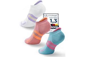 Juclise Coolmax Bamboo Viscose Compression Running Tab No Show Sock Women, Wicking Cushioned AntiBlister breathable