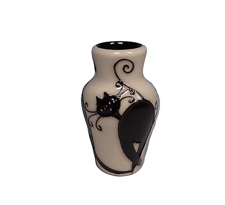 Moorcroft Pottery Feline Friend Siamese Cats Miniature 2 Vase 1st