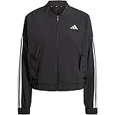 adidas womens Essentials 3-stripes Woven Bomber Jacket