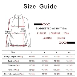 icyzone Women's Workout Yoga Track Jacket 1/2 Zip