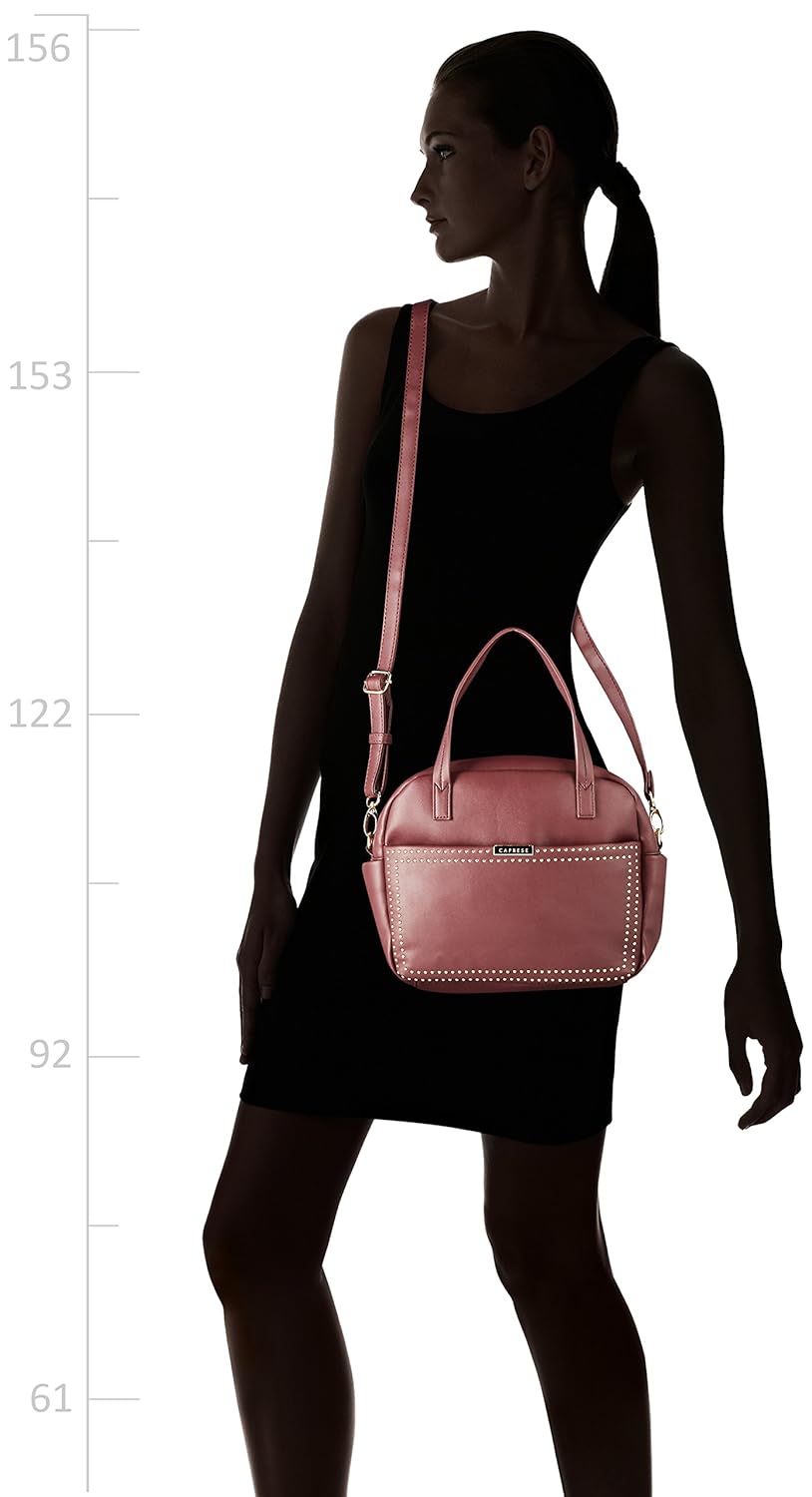 caprese daisy women's satchel (maroon) ()