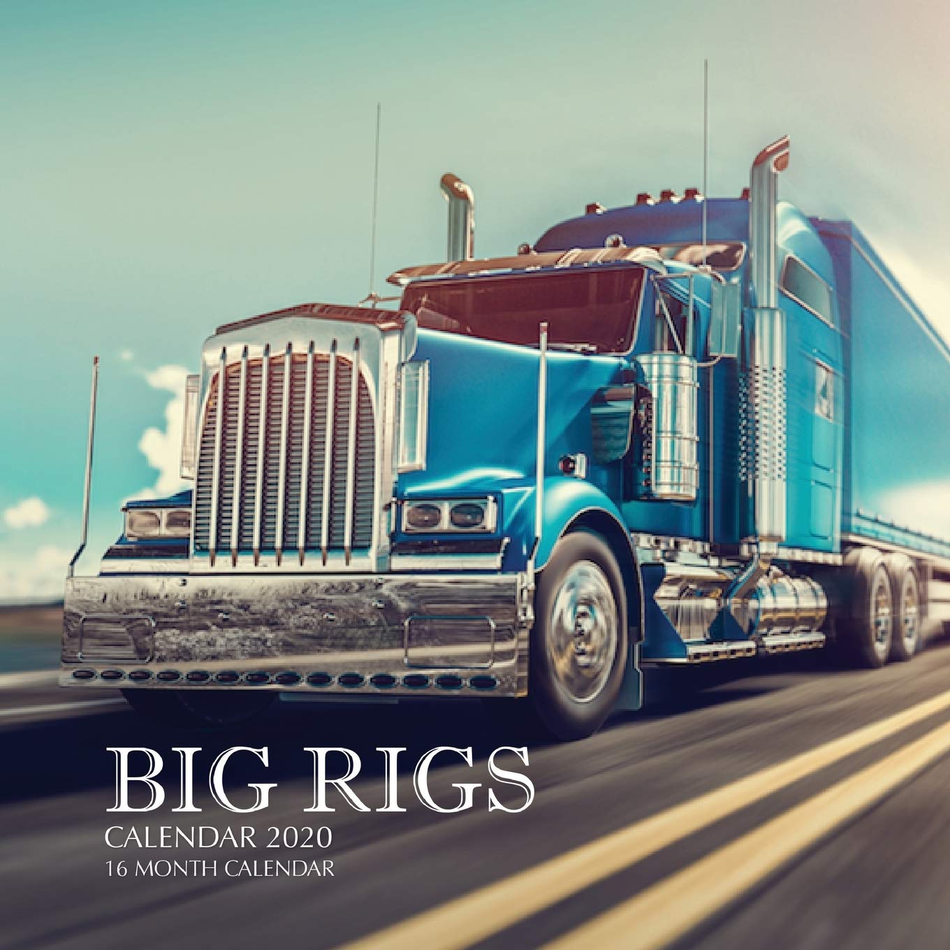 Big Rigs Calendar 16 Month Calendar Print Golden Amazon Com Books