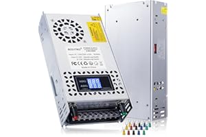 BOSYTRO 60V Adjustable dc Power Supply 600W,Switching Power Supply AC 110V/220V to DC 0-60V DC Converter with LED Digital Display, 5V 12V 24V 48V Buck Converter for 3D Printer,CCTV,Dimmable LEDs