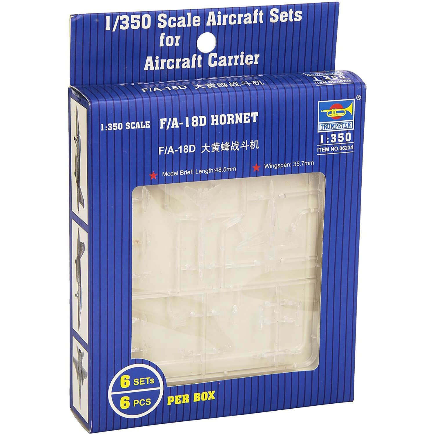 Trumpeter 1:350 - McDonnell Douglas F/A-18D Hornet (6 pcs)