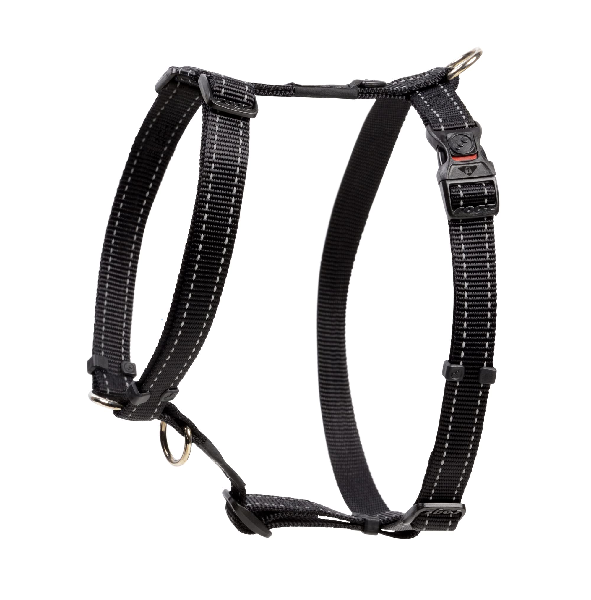 Rogz Fanbelt Harness Reflective, Black — image 1