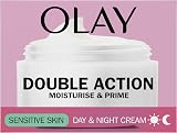 Olay Double Action Moisturise Prime Sensitive Skin Day Night Cream 24H