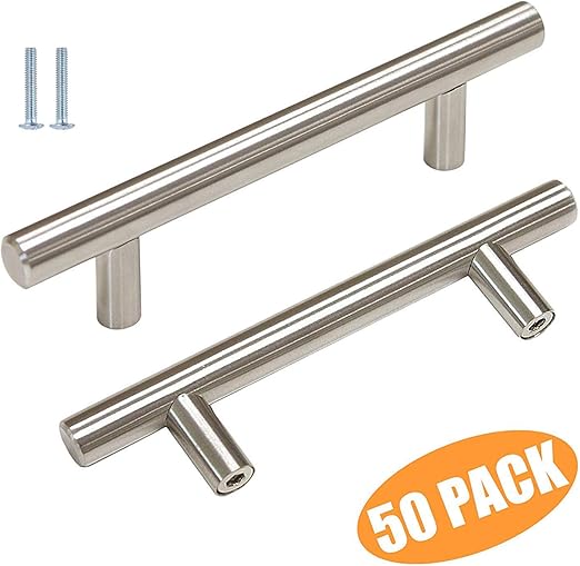 50 Pack Probrico 3 3 4 Hole Centers Euro Bar Cabinet Pulls