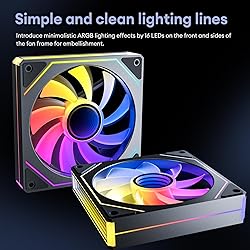 Okinos, 6 Pack RGB Fans, Infinity Mirror, Cable