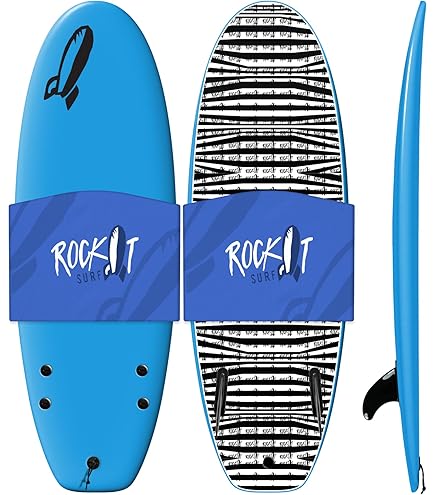 Amazon.com : Scott Burke 5'2 Baja Fish Soft Surfboard, Blue