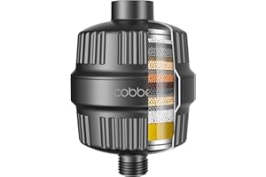 Cobbe High Output Shower Filter – 99% Removal Shower Head Filter for Hard Water, Heavy Metals, Chlorine and Harmful Substance
