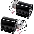 Replacement Blower Motor for Lopi Freedom Bay & Freedom II & Answer & Revere, Avalon Olympic 1190 Wood Stove Insert, 99000137 99000123 99000190 99000126 99000128 99000133 Blower Fan (Left + Right)