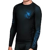 Hayabusa Geo Kids BJJ Rash Guard Boys and Girls Long Sleeve