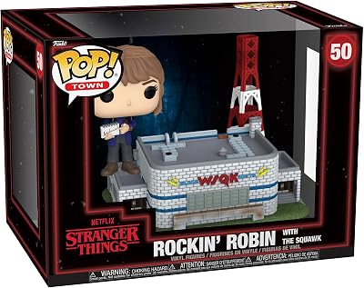 Funko Pop Town Netflix Stranger Things Rockin Robin with The Squawk 3.75"