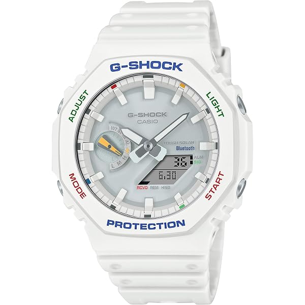 Amazon.com: G-Shock GA2100-7A White One Size : Clothing, Shoes