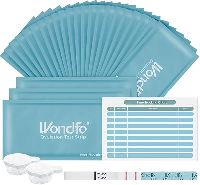 Wondfo Ovulation Test Strips 25 Pack - 5MM Width Fertility Kit