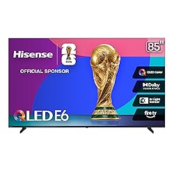 Hisense 85" E6 Cinema Series QLED 4K UHD Smart Fire