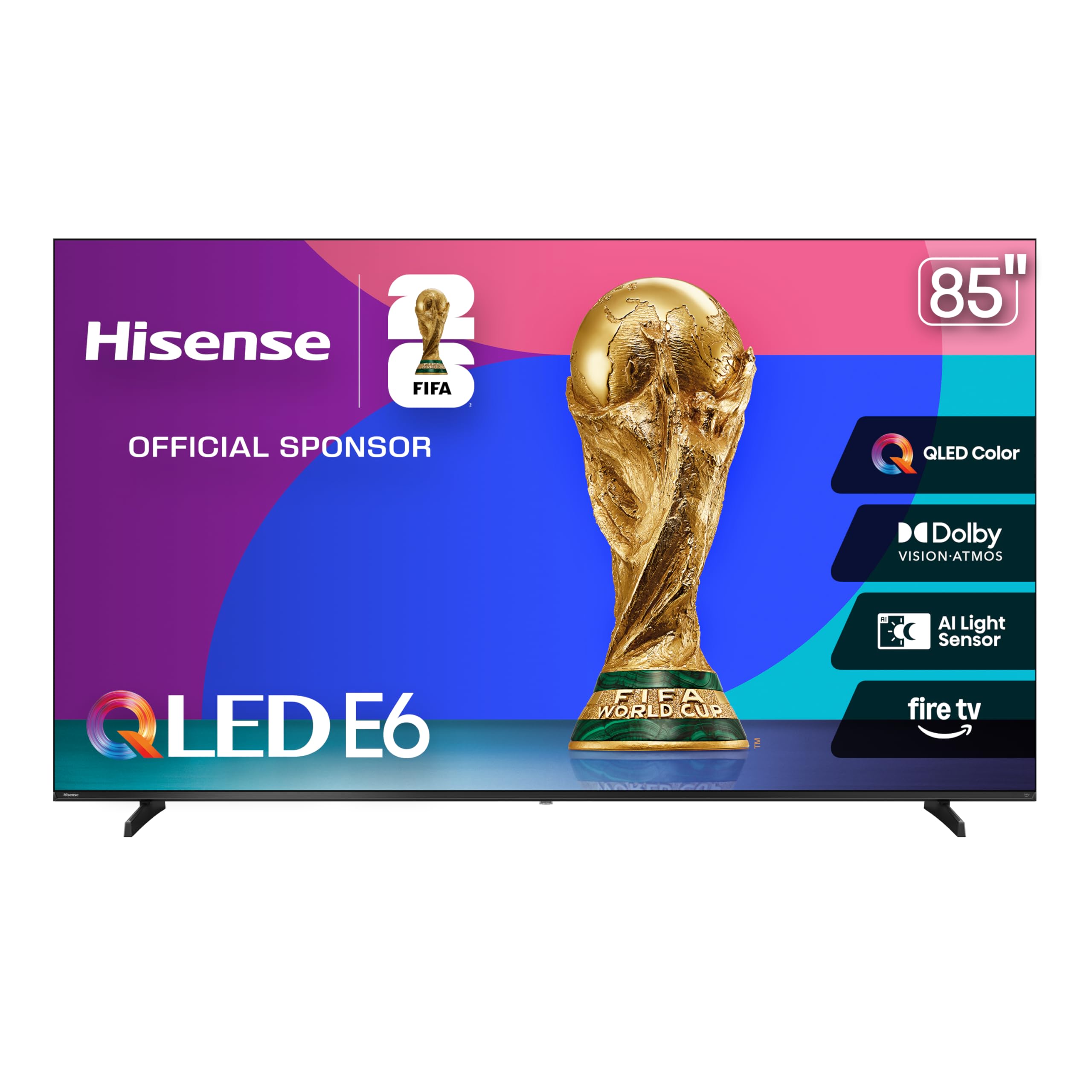 Hisense 85" E6 Cinema Series QLED 4K UHD Smart Fire