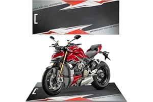 XYSaiXuan Motorcycle Mat,Garage Floor Mat and Premium Absorbent Oil Pad, Protects Garage Floor from Spills, Drips, Splashes and Stains,Reusable,Washable Rubber Parking Mats (Style 4, 31 x 78 in)