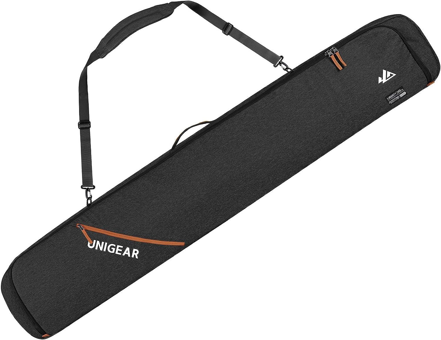 Photo 1 of Unigear Snowboard Ski Bag for Air Travel, Reinforced Double Padded Snowboard Bag with EPE Dense, Water-Resistant and Durable up to 175cm Ski Snowboard Travel Bags for Flying