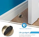 Hotop Self-Adhesive Floor Door Stop Oval Stainless Bronze Four Pack view 6