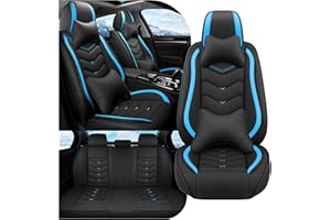 Car Seat Covers Fit for Honda 2000-2026, Stylish Sport Seat Covers, Waterproof Wear-Resistant Premium Nappa Leather Car Seat 