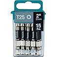 Makita E-01074 Impact XPS™ T25 Torx 2" Power Bit, 15/pk