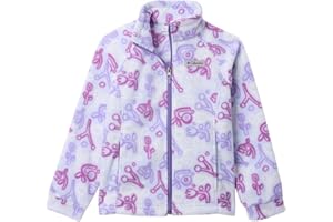 Columbia Toddler Girls Benton Springs II Printed Fleece, Snowdrift Marker Made, 3T