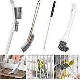 XANGNIER Bird Cage Cleaner Brush Kit Accessories,4 Pcs | Bird Poop Remover Cleaning Tools Set Accessories for Small,Medium,Large,Tall,Parakeet,Budgie,African Grey Parrot Birds Cage