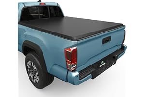 AUTOSAVER88 Soft Roll Up Truck Bed Tonneau Cover Compatible with 2016-2023 Toyota Tacoma (Excl. Trail Edition) 5ft Bed with Deck Rail System