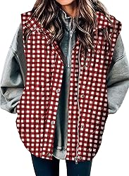 EVALESS Womens Fashion Cropped Puffer Vest Fall