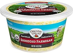 Organic Valley Parmesan Cheese — Shredded — Organic, Pasture Raised, Non GMO — 4 oz​